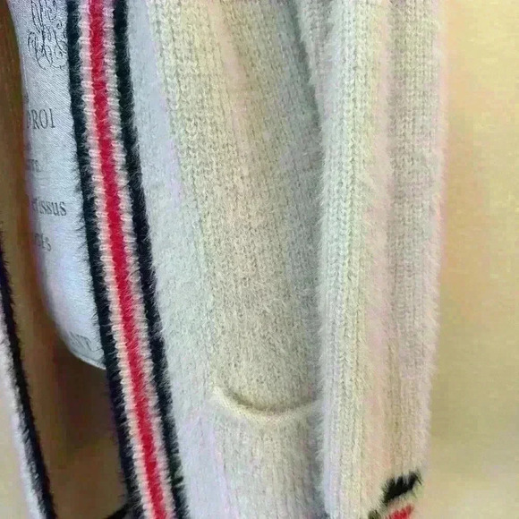 Baciano- Long Ultra Soft And Fuzzy Open Cardigan Size Medium NWOT! - Picture 4 of 8